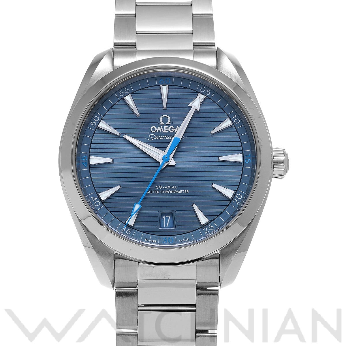 オメガ / OMEGA シーマスター アクアテラ コーアクシャル マスタークロノメーター 220.10.41.21.03.002 ブルー メンズ 時計 【中古】【wristwatch】