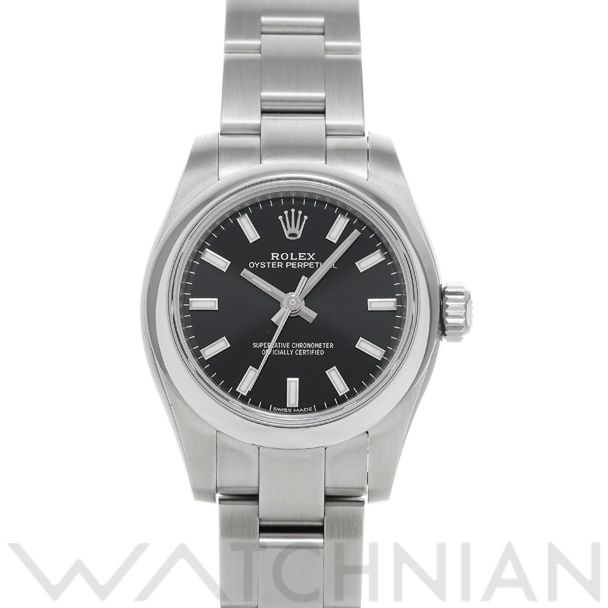 ロレックス / ROLEX オイスターパーペチュアル 26 176200 ブラック レディース 時計 【中古】【wristwatch】