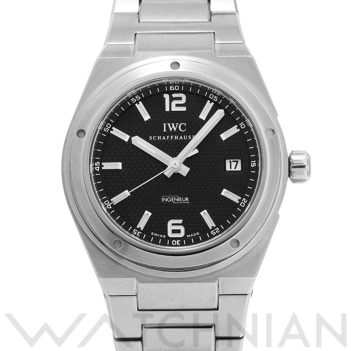 IWC インヂュニア オートマティック IW322701 ブラック メンズ 時計 【中古】【wristwatch】