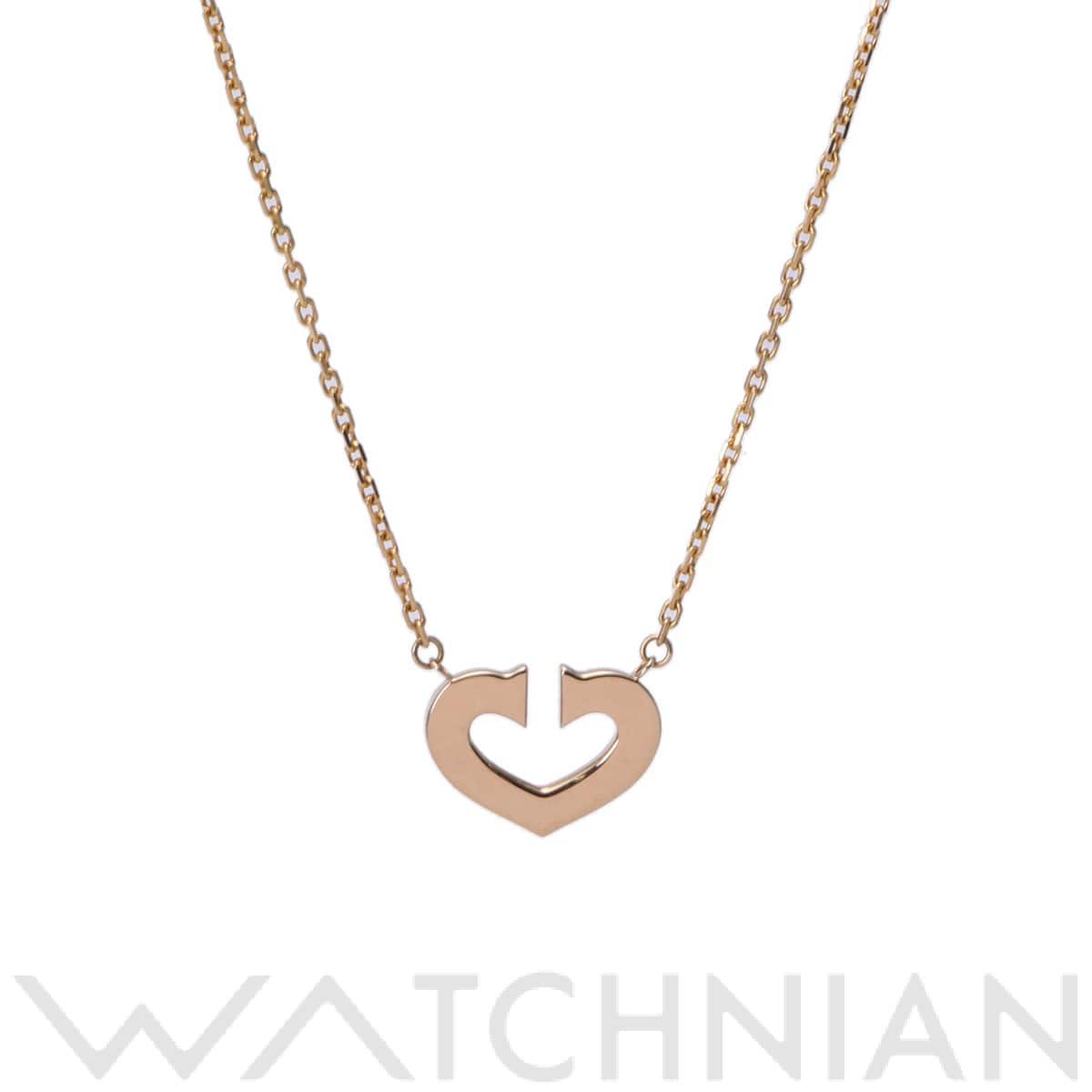 カルティエ Cハートネックレス ゴールド K18イエローゴールド YG レディース ジュエリー 【中古】【jewelry】