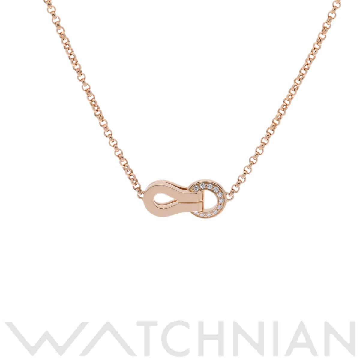 カルティエ アグラフ ネックレス ゴールド K18ピンクゴールド PG レディース ジュエリー 【中古】【jewelry】