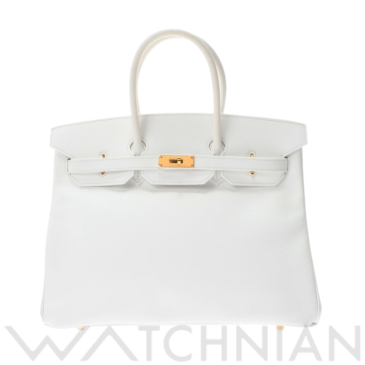 エルメス バーキン 35 ブロン/ゴールド金具 ヴォーエプソン ユニセックス バッグ 【中古】【bag】
