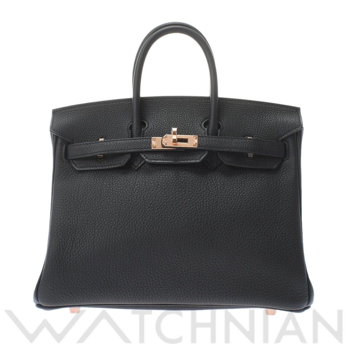 エルメス / HERMES バーキン25 ブラック/ローズゴールド金具 トゴ レディース バッグ 【新品】【bag】