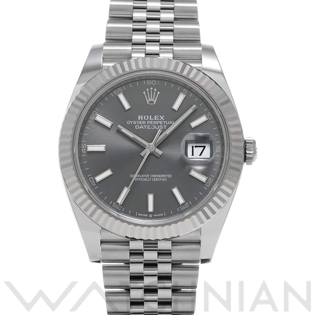 ロレックス デイトジャスト 41 126334 スレート メンズ 時計 【中古】【wristwatch】