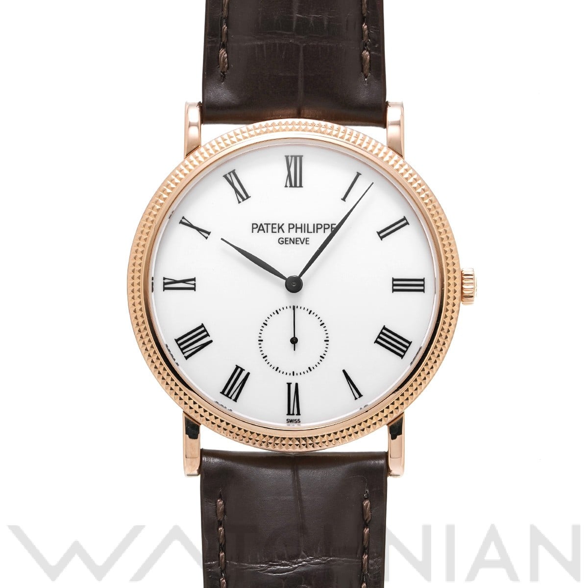 パテック フィリップ / PATEK PHILIPPE カラトラバ 5119R-001 ホワイト メンズ 時計 【中古】【wristwatch】