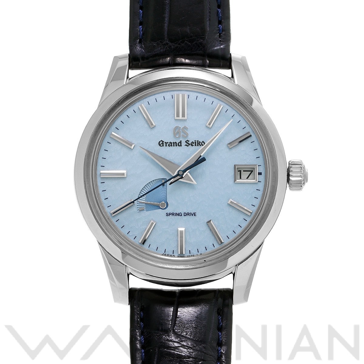 グランドセイコー / Grand Seiko エレガンスコレクション スプリングドライブ SBGA407 雪白ブルー メンズ 時計 【中古】【wristwatch】