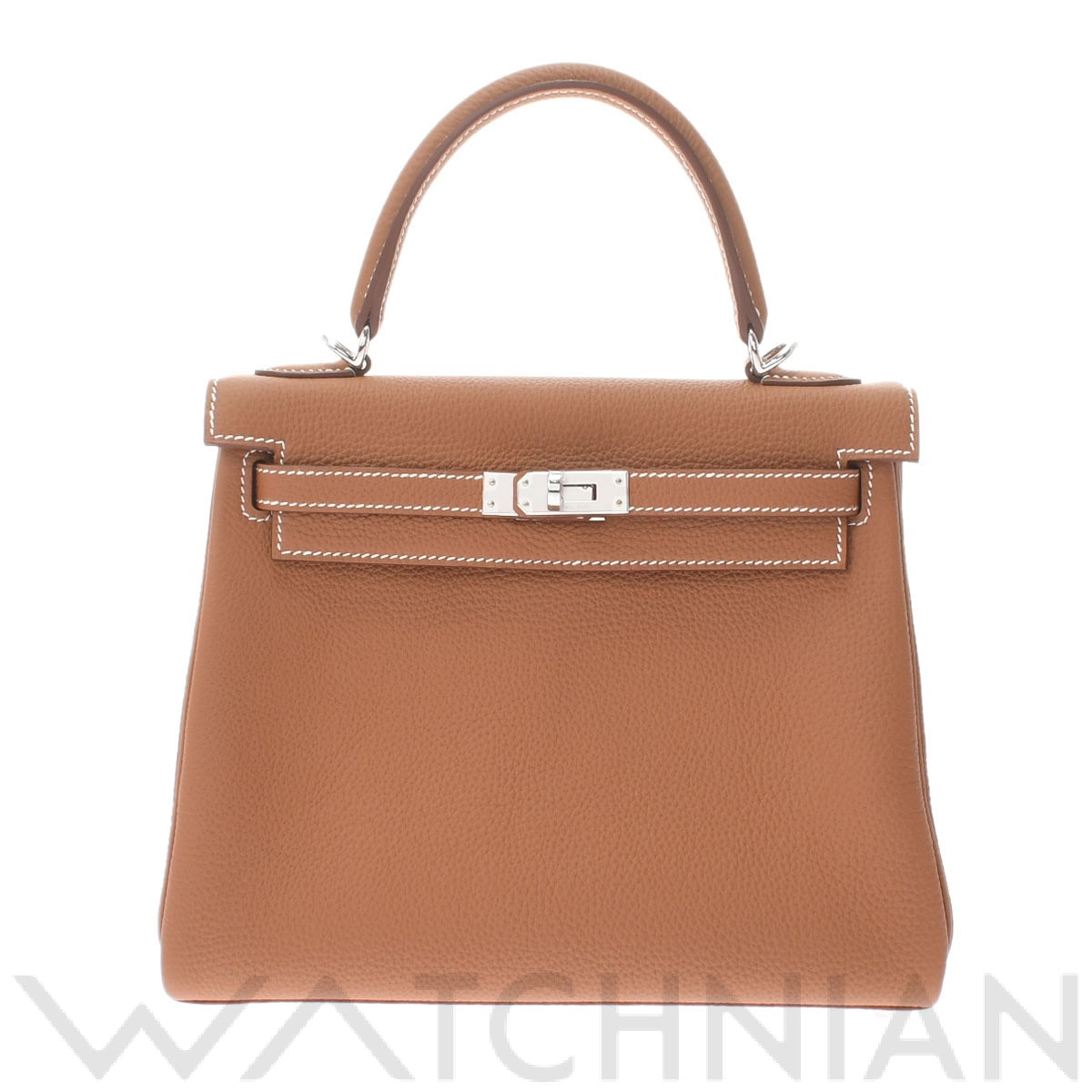 エルメス / HERMES ケリー25 内縫い ゴールド/パラジウム金具 トゴ レディース バッグ 【新品】【bag】