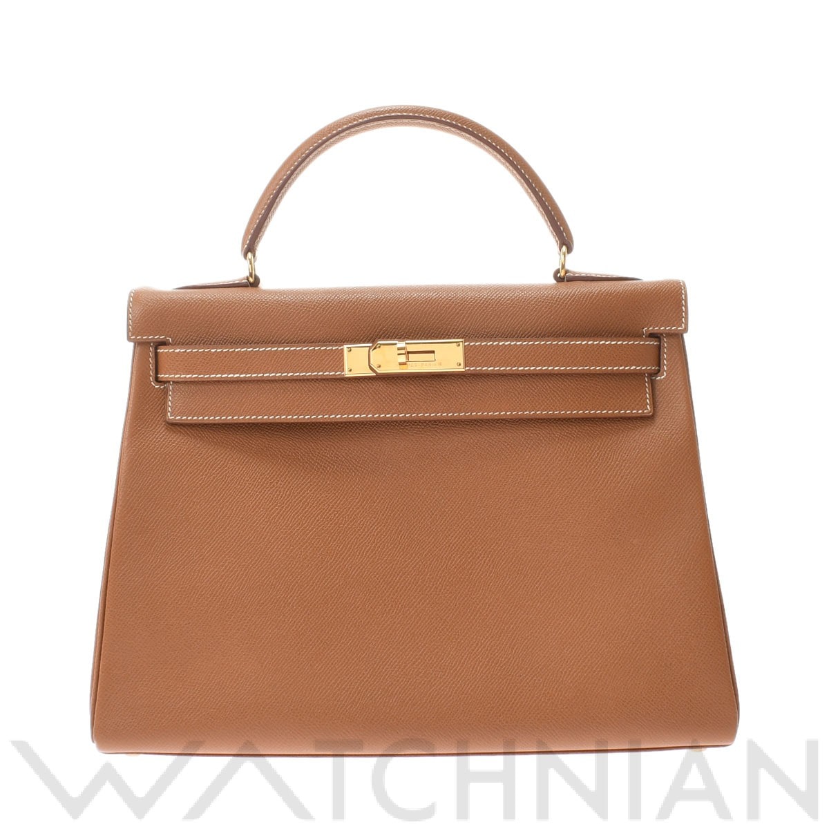 エルメス / HERMES ケリー32 内縫い ゴールド/ゴールド金具 クシュベル レディース バッグ 【中古】【bag】