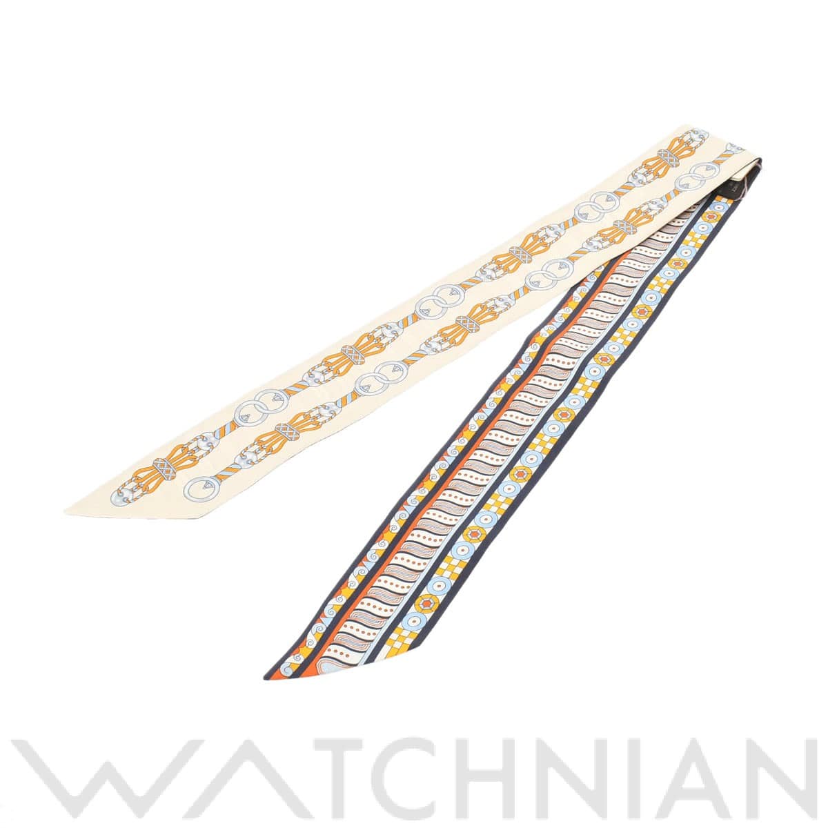 エルメス / HERMES ツイリー HARNAIS EN ROSACE ベージュ シルク100％ レディース 【新品】【other】