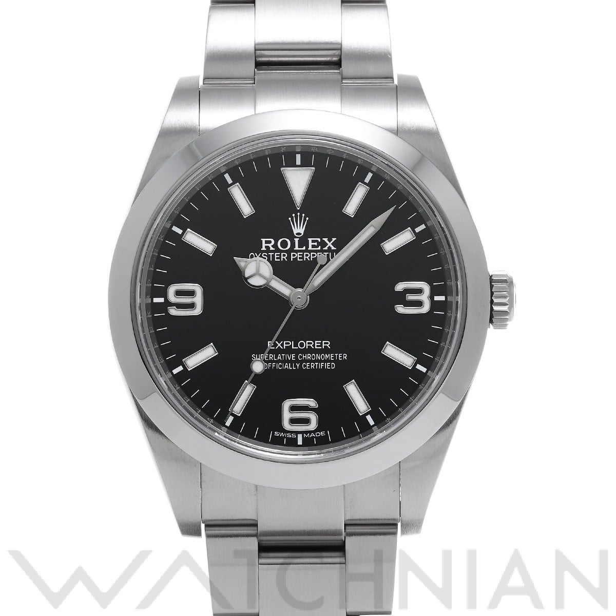 ロレックス エクスプローラー 214270 ブラック メンズ 時計 【中古】【wristwatch】