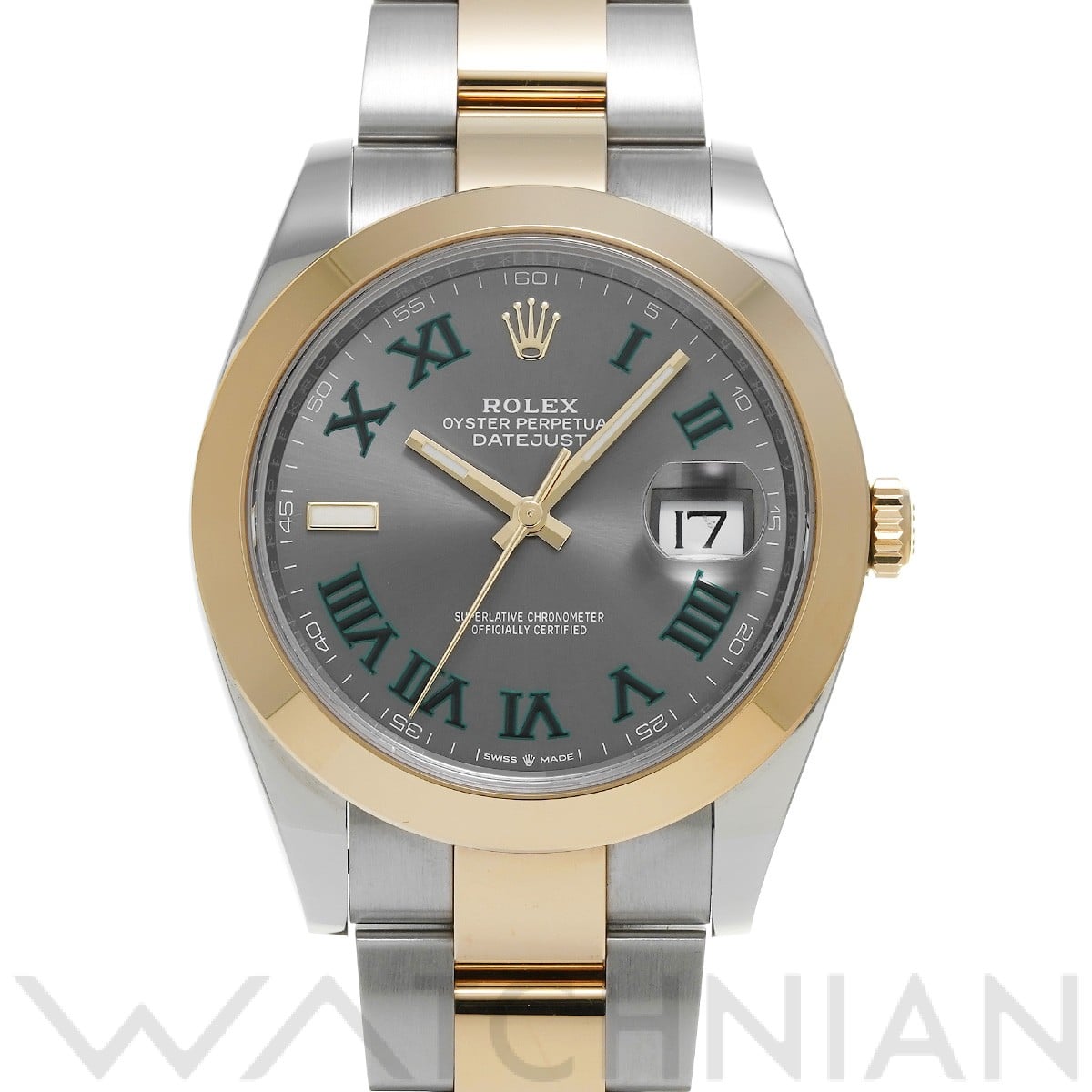 ロレックス デイトジャスト 41 126303 スレート メンズ 時計 【中古】【wristwatch】