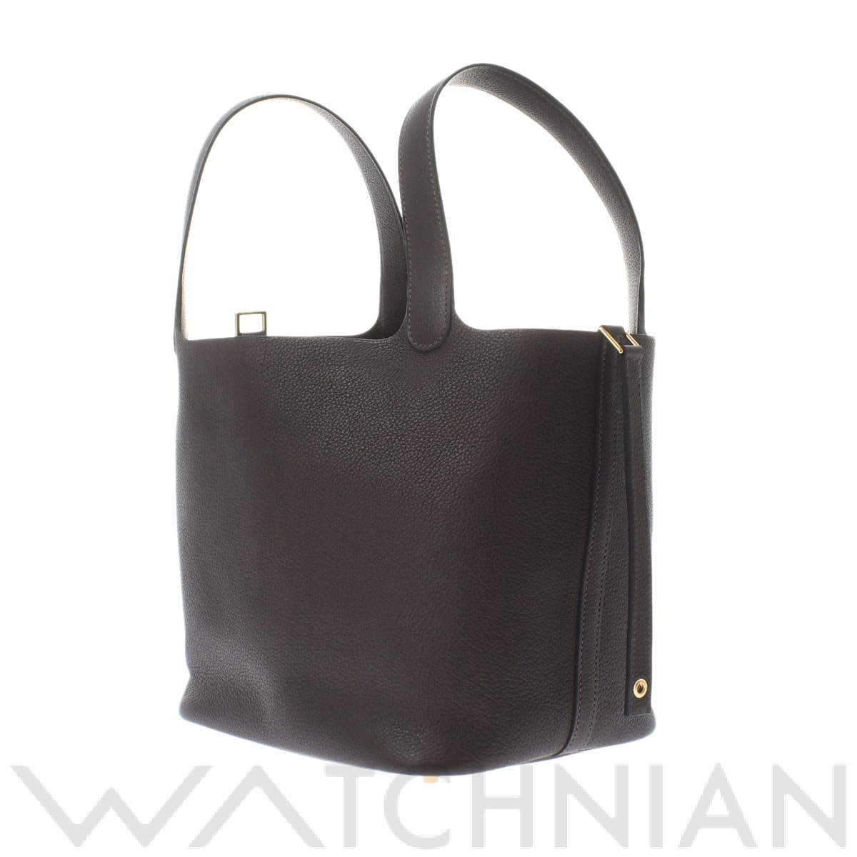 エルメス / HERMES ピコタンロック MM エベンヌ/ゴールド金具 バレニア レディース バッグ 【未使用】【bag】