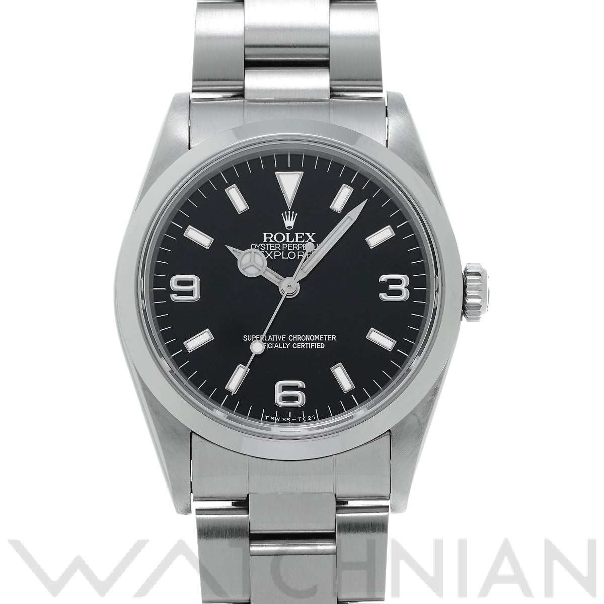 ロレックス エクスプローラー 14270 ブラック メンズ 時計 【中古】【wristwatch】