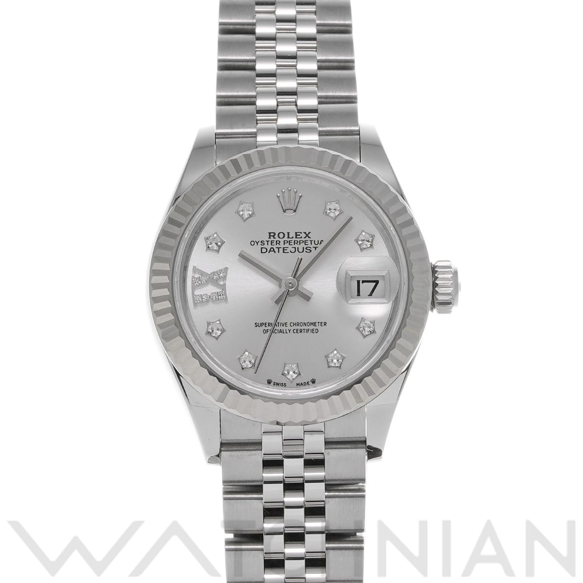 ロレックス レディ デイトジャスト 28 279174G シルバー/ダイヤモンド レディース 時計 【中古】【wristwatch】