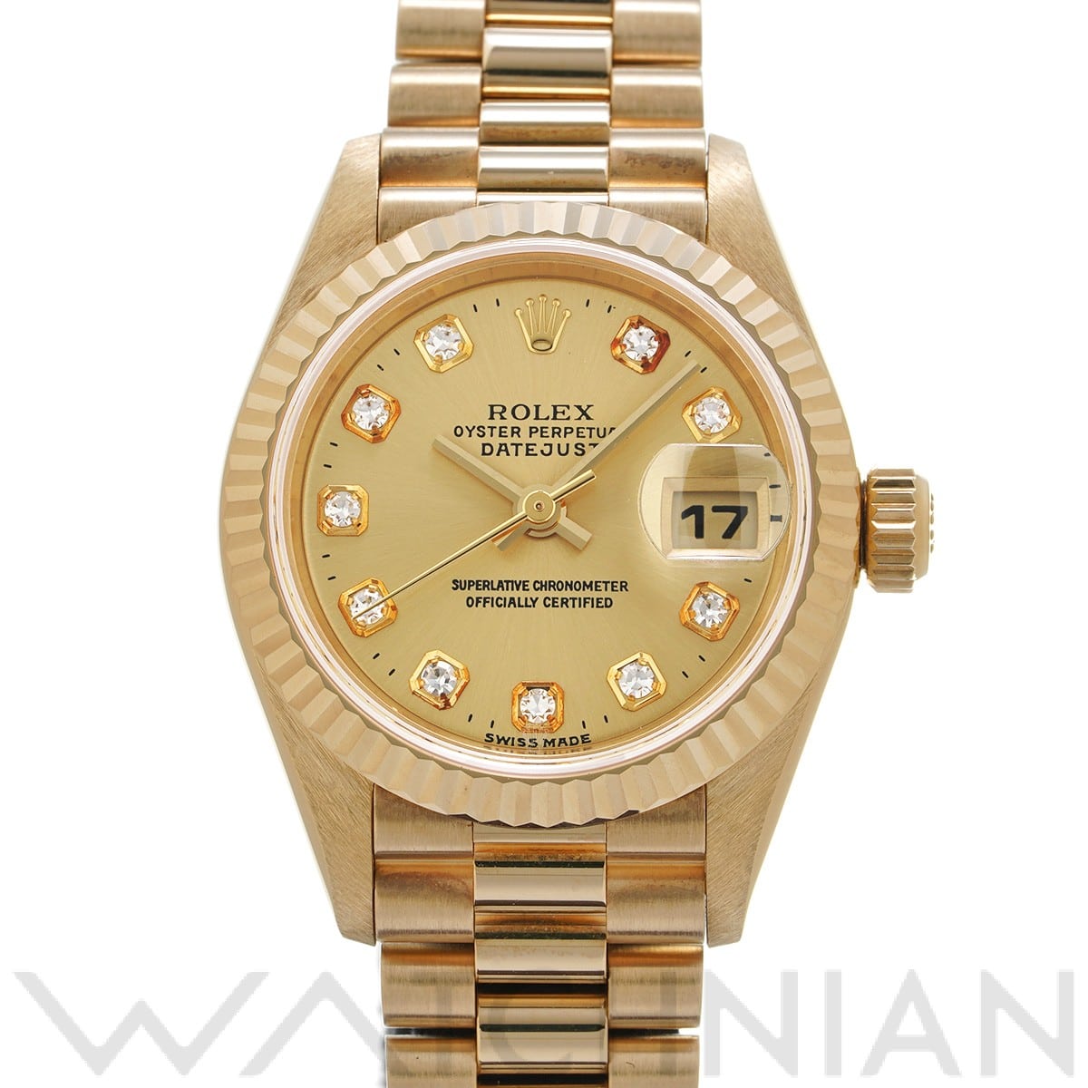 ロレックス / ROLEX デイトジャスト 79178G シャンパン/ダイヤモンド レディース 時計 【中古】【wristwatch】