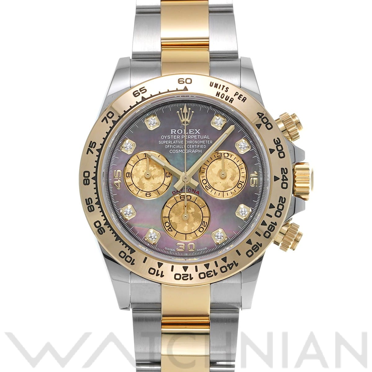 ロレックス コスモグラフ デイトナ 116503NG ブラックシェル/ゴールドクリスタル/ダイヤモンド メンズ 時計 【中古】【wristwatch】