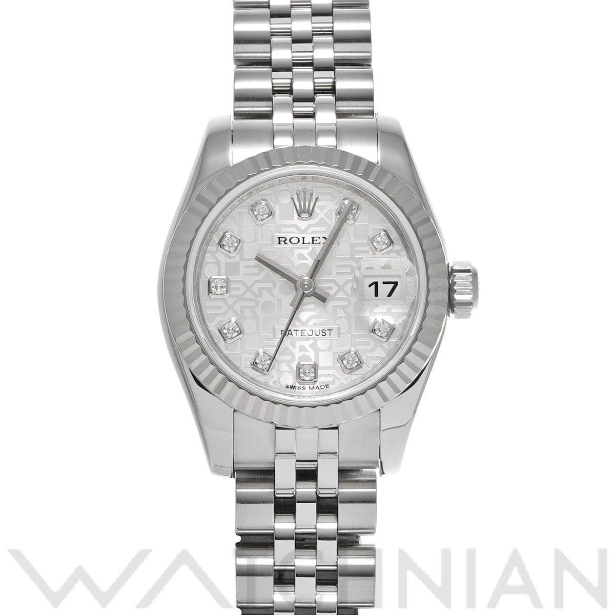 ロレックス デイトジャスト 26 179174G シルバーコンピュータ/ダイヤモンド レディース 時計 【中古】【wristwatch】