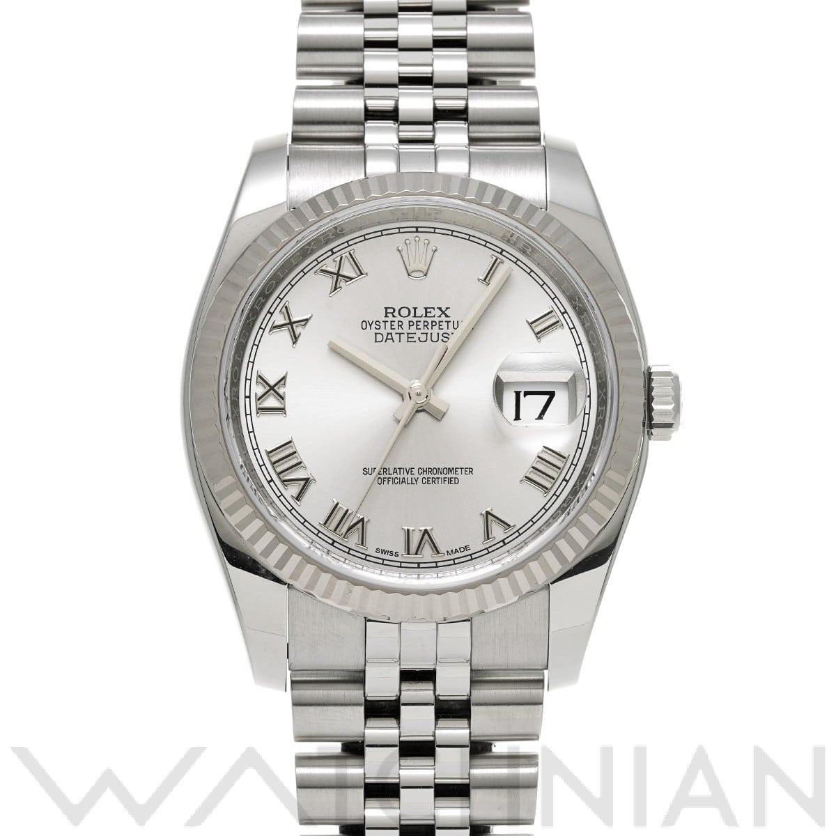 ロレックス デイトジャスト 36 116234 シルバー メンズ 時計 【中古】【wristwatch】