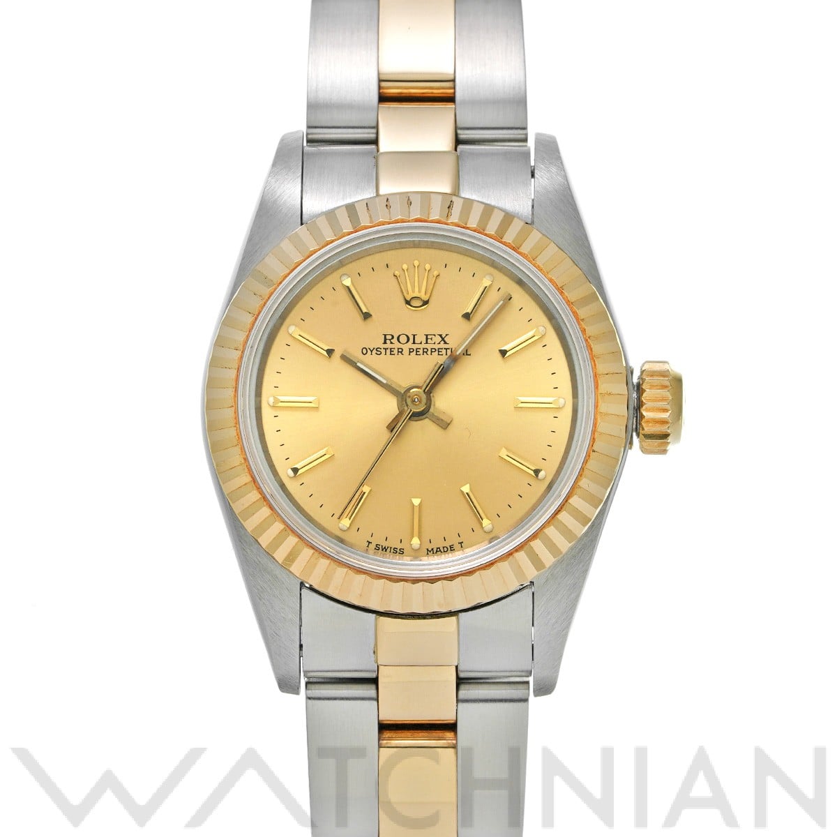 ロレックス / ROLEX オイスターパーペチュアル 67193 シャンパン レディース 時計 【中古】【wristwatch】