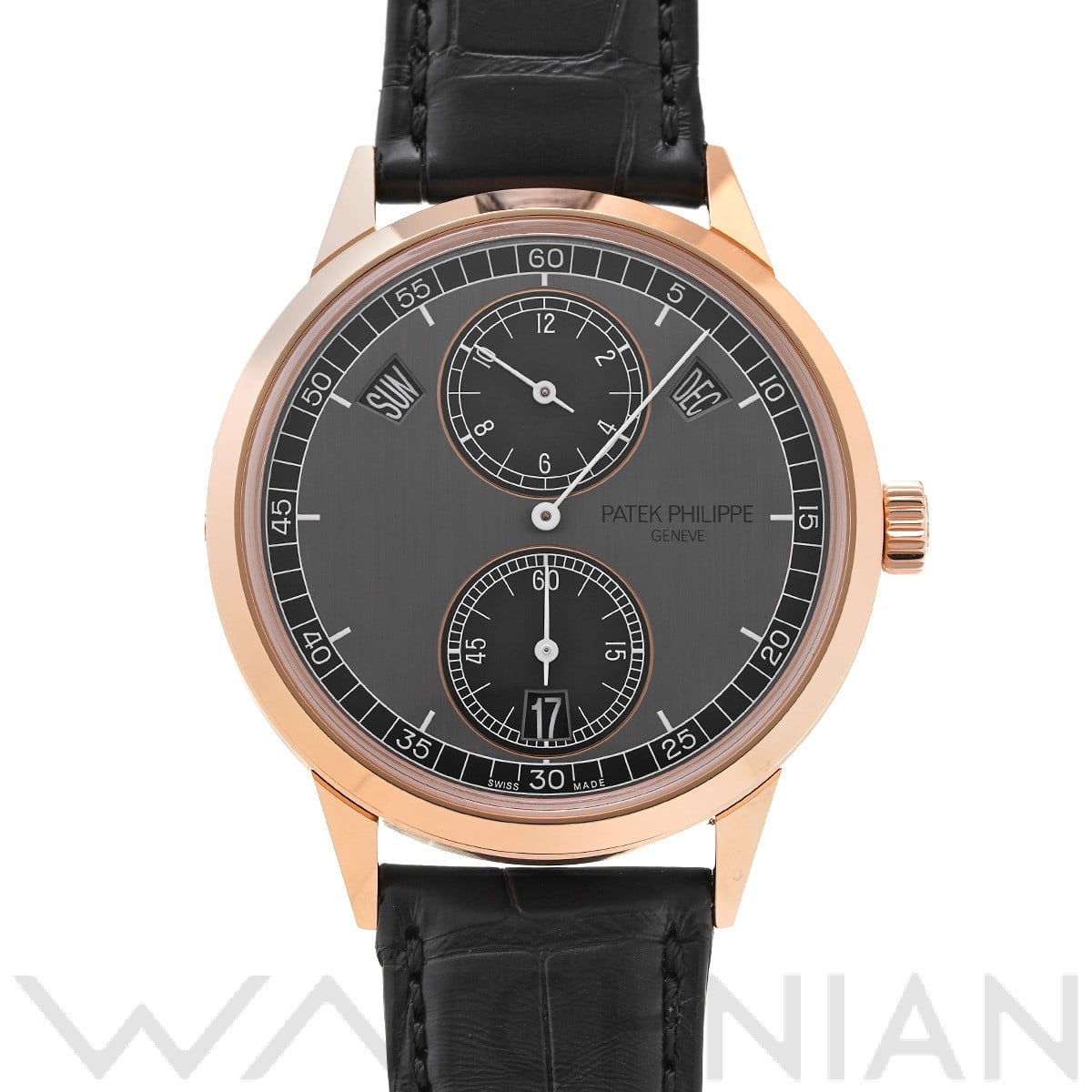 パテック フィリップ コンプリケーション アニュアルカレンダー レギュレーター 5235/50R-001 グレー/ブラック メンズ 時計 【中古】【wristwatch】