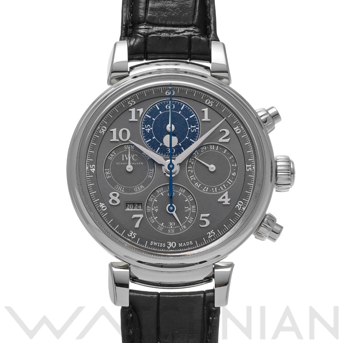 IWC ダ ヴィンチ パーペチュアルカレンダー クロノグラフ IW392103 グレー メンズ 時計 【中古】【wristwatch】