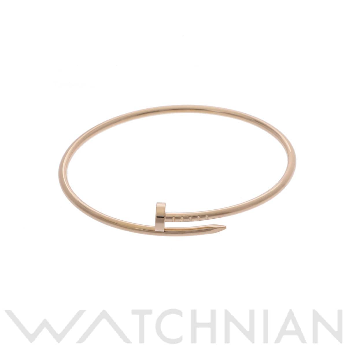 カルティエ ジュストアンクル ブレスレット SM #18 ゴールド K18イエローゴールド YG レディース ジュエリー 【中古】【jewelry】