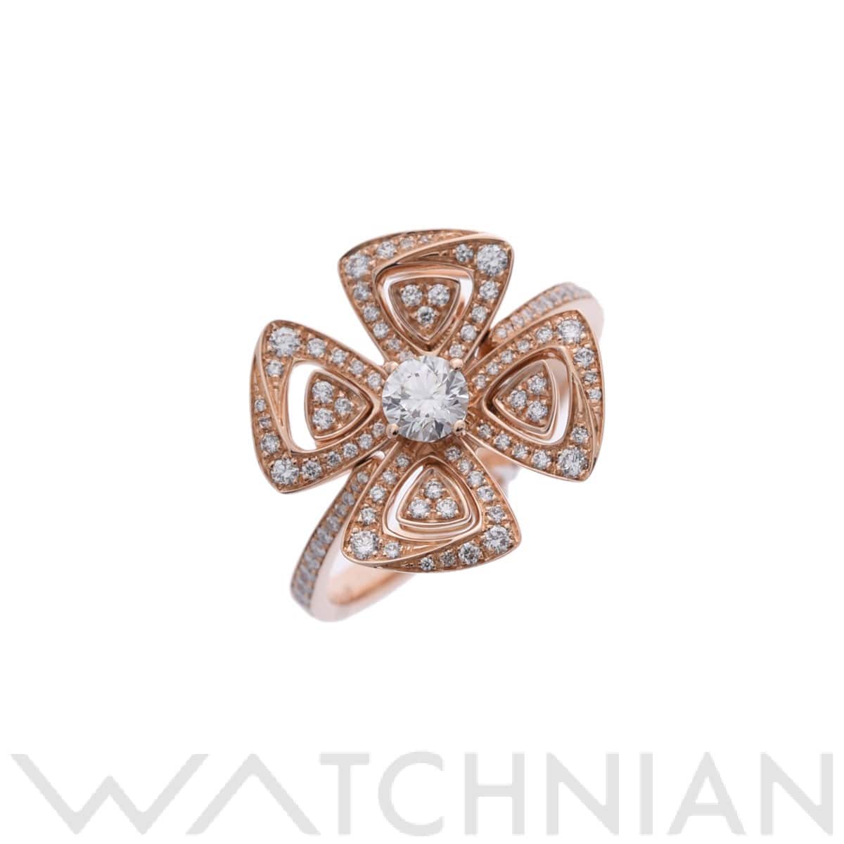 ブルガリ フィオレヴァー リング #59 ゴールド K18ピンクゴールド PG レディース ジュエリー 【中古】【jewelry】