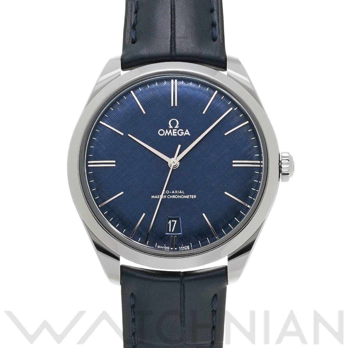 オメガ デ・ヴィル トレゾア コーアクシャル マスタークロノメーター 435.13.40.21.03.001 ブルー メンズ 時計 【中古】【wristwatch】