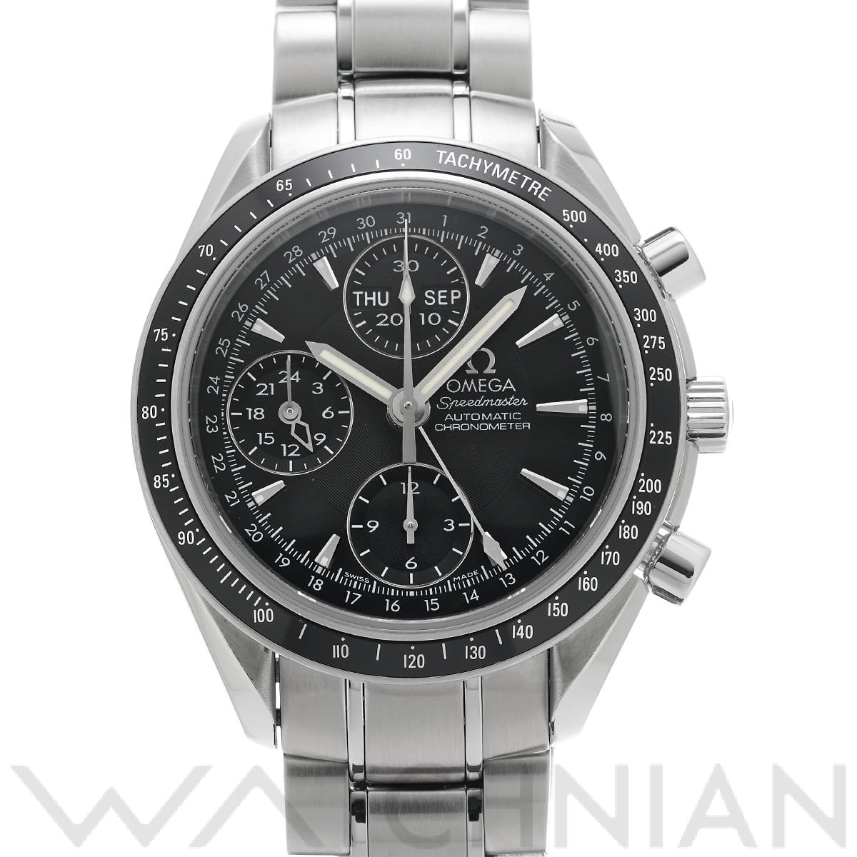 オメガ / OMEGA スピードマスター トリプルカレンダー 3220.50 ブラック メンズ 時計 【中古】【wristwatch】