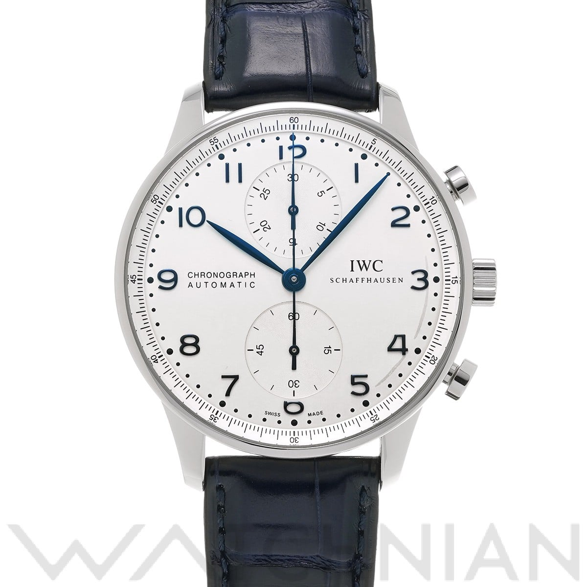 IWC ポルトギーゼ クロノグラフ IW371446 シルバー メンズ 時計 【中古】【wristwatch】