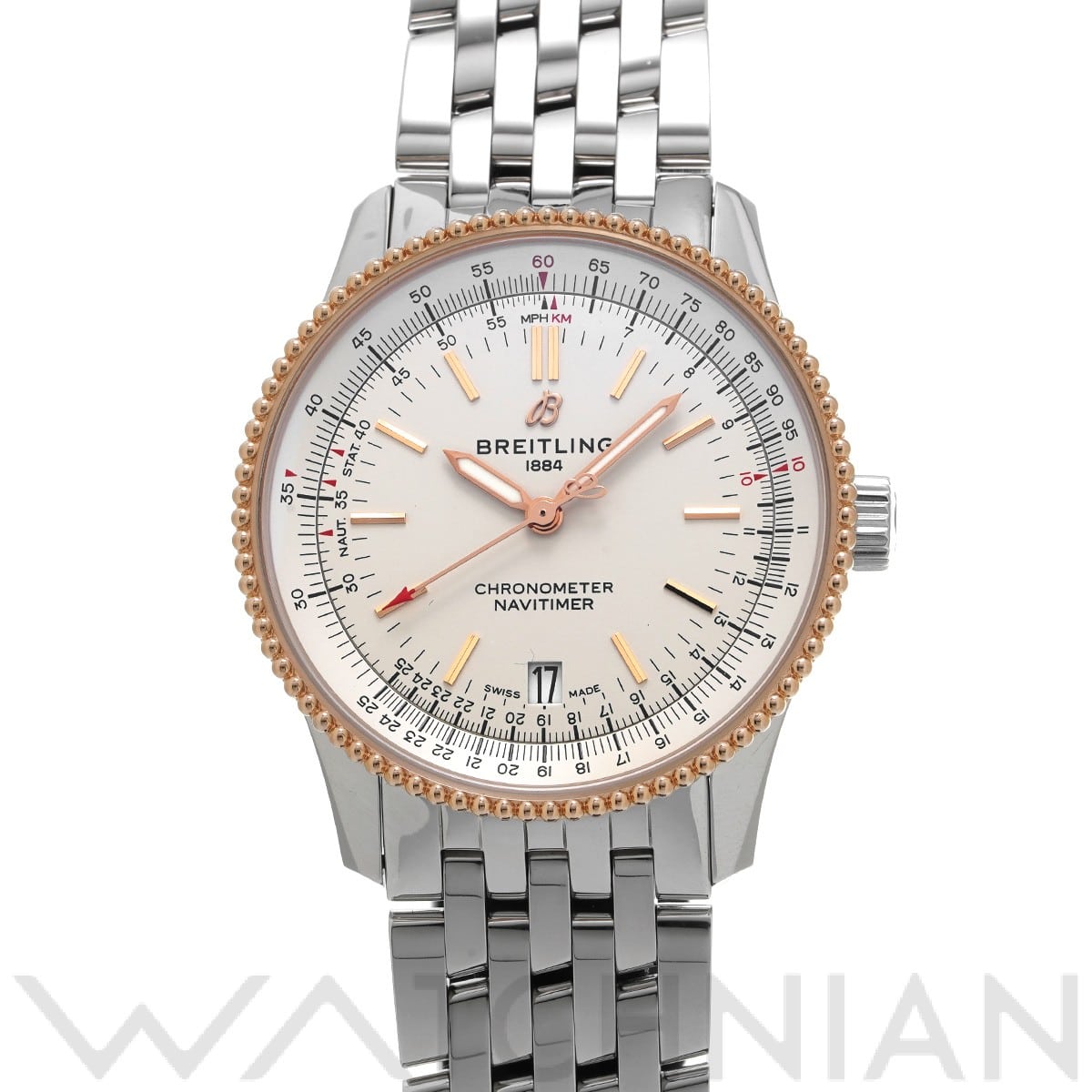 ブライトリング / BREITLING ナビタイマー オートマチック 38 U17325211G1A1 シルバー ユニセックス 時計 【中古】【wristwatch】