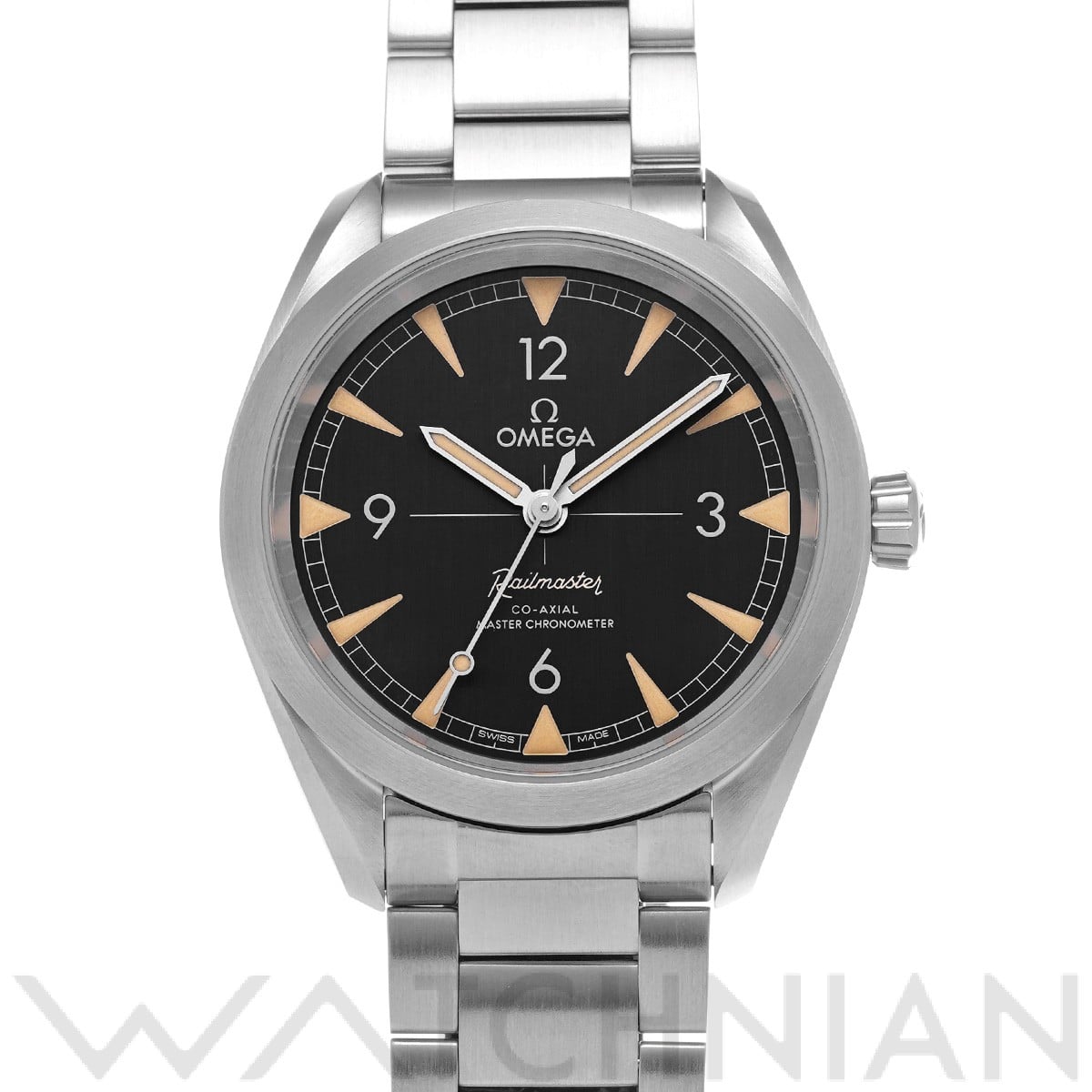 オメガ / OMEGA シーマスター レイルマスター コーアクシャル マスタークロノメーター 220.10.40.20.01.001 ブラック メンズ 時計 【中古】【wristwatch】