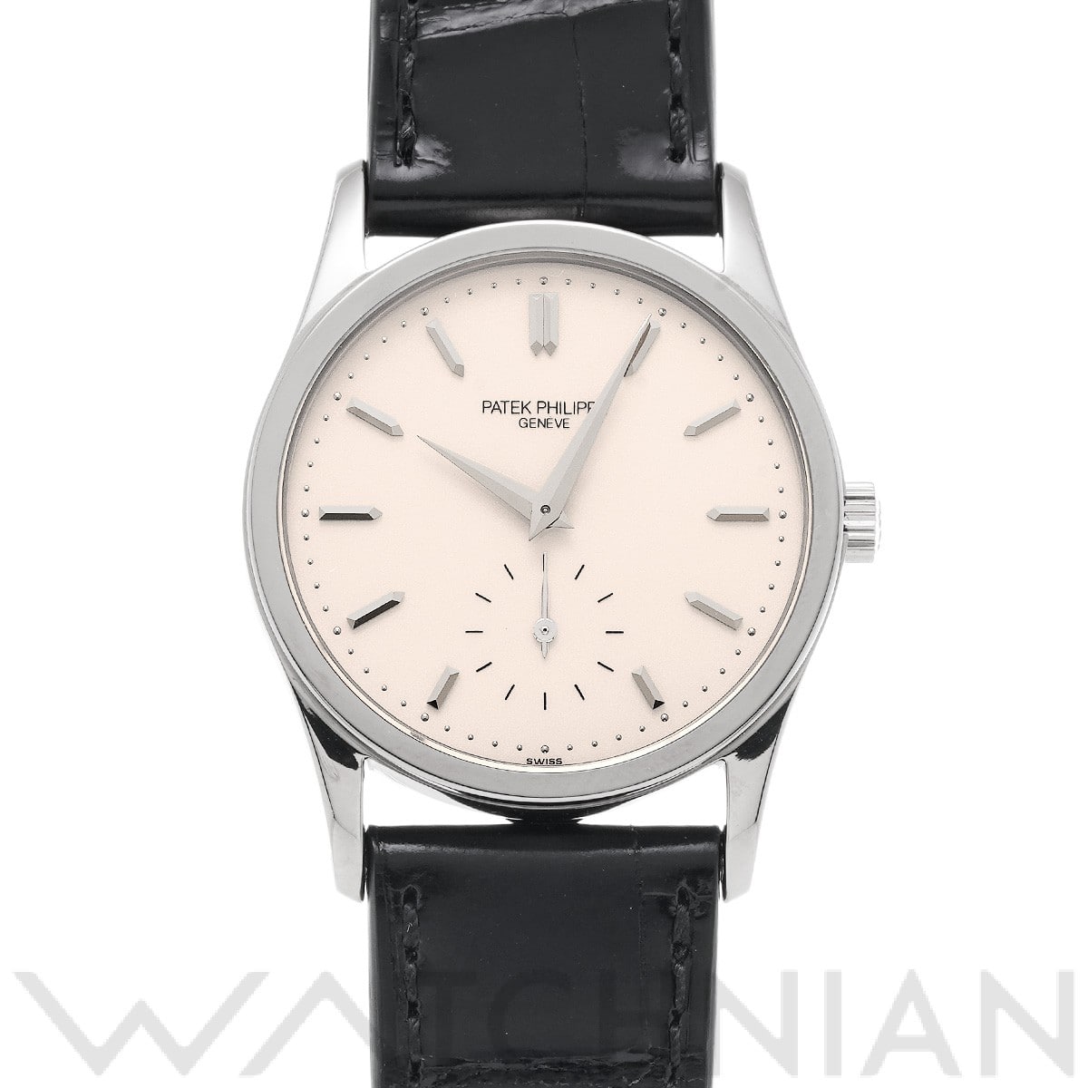 パテック フィリップ カラトラバ 3796G-001 アイボリー ユニセックス 時計 【中古】【wristwatch】