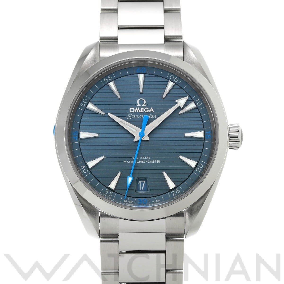 オメガ / OMEGA シーマスター アクアテラ コーアクシャル マスタークロノメーター 220.10.41.21.03.002 ブルー メンズ 時計 【中古】【wristwatch】