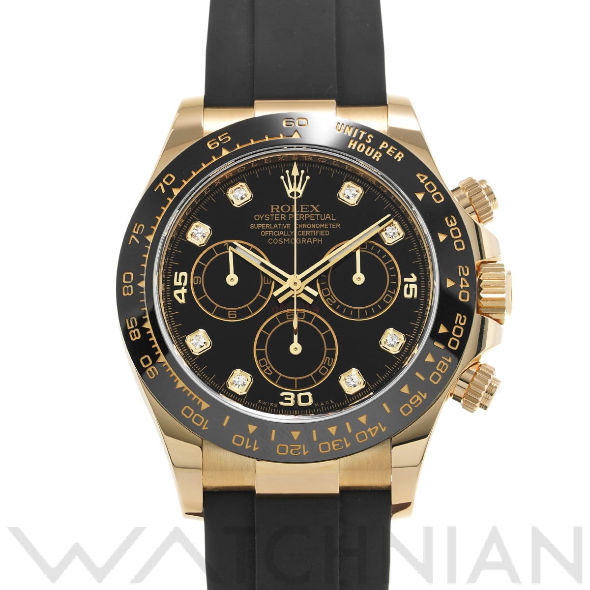 ロレックス コスモグラフ デイトナ 116518LNG ブラック/ダイヤモンド メンズ 時計 【中古】【wristwatch】