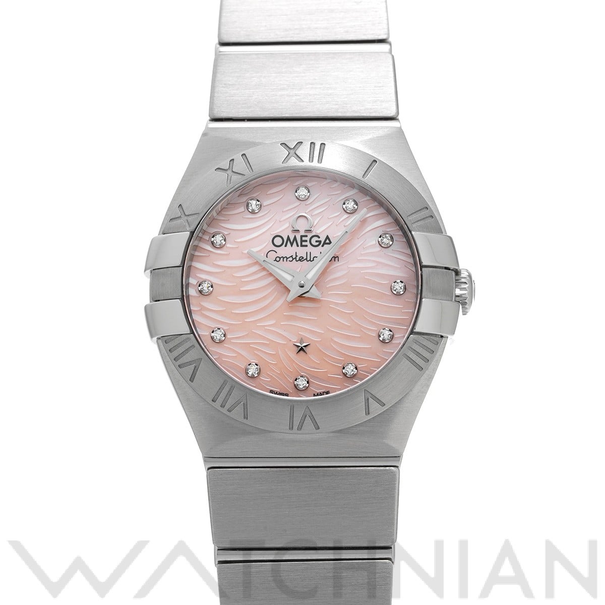 オメガ / OMEGA コンステレーション クォーツ 123.10.24.60.57.002 ピンクシェル/ダイヤモンド レディース 時計 【中古】【wristwatch】