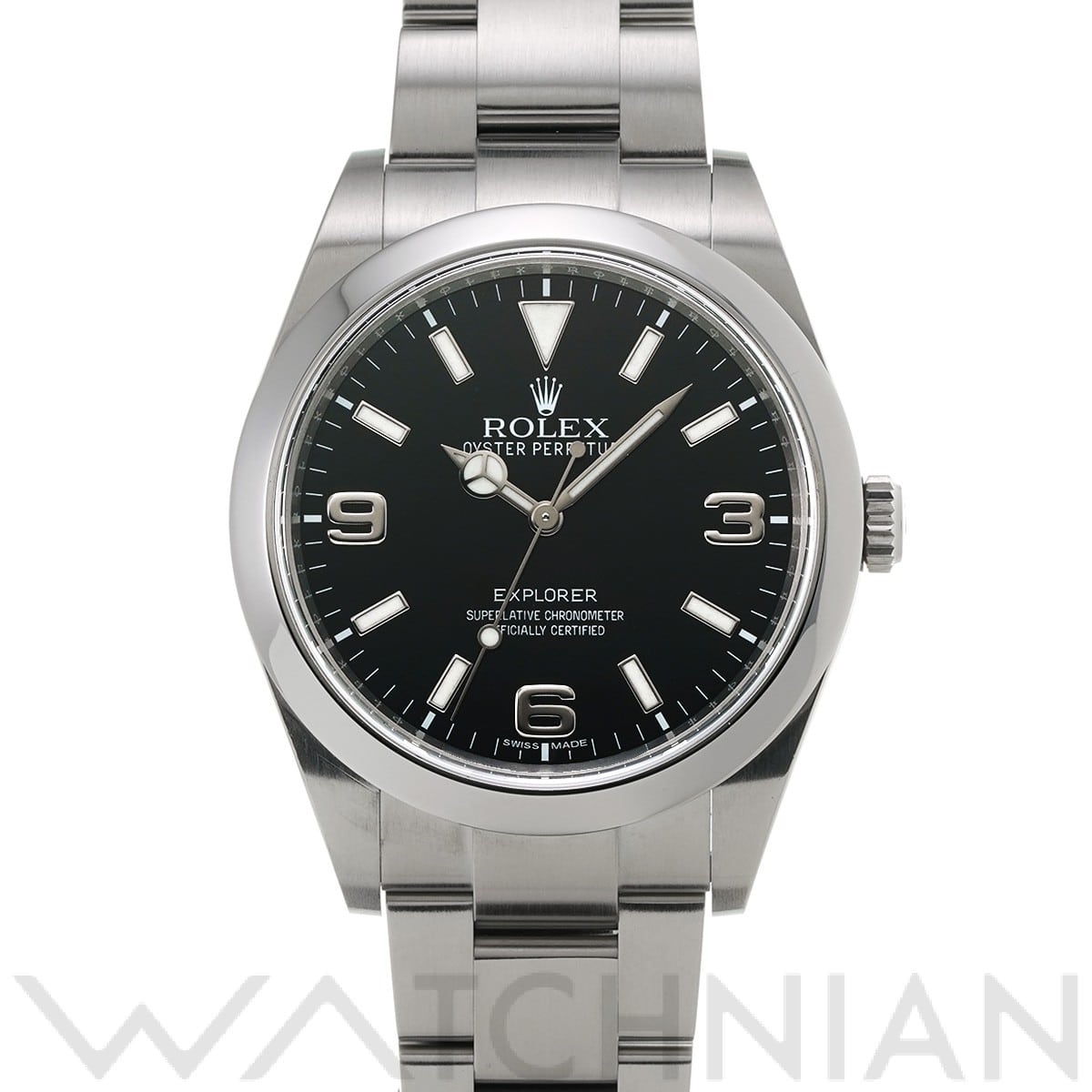 ロレックス エクスプローラー 214270 ブラック メンズ 時計 【中古】【wristwatch】