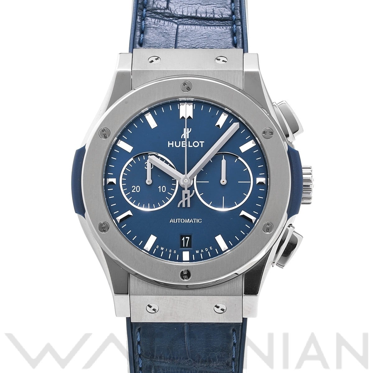 ウブロ / HUBLOT クラシックフュージョン クロノグラフ チタニウム ブルー 541.NX.7170.LR ブルー メンズ 時計 【中古】【wristwatch】