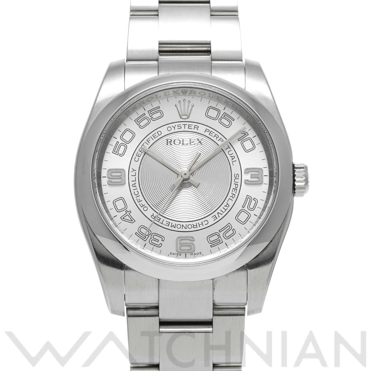 ロレックス オイスターパーペチュアル 36 116000 シルバーコンセントリック メンズ 時計 【中古】【wristwatch】