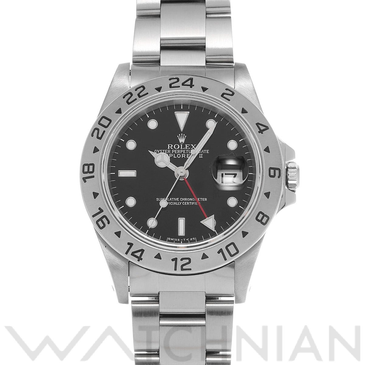 ロレックス エクスプローラーII 16570 ブラック メンズ 時計 【中古】【wristwatch】