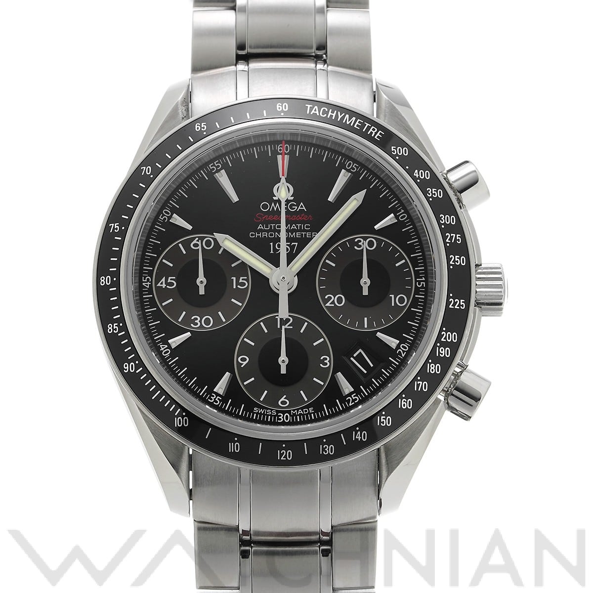オメガ / OMEGA スピードマスター デイト 1957 323.30.40.40.01.001 ブラック/グレー メンズ 時計 【中古】【wristwatch】