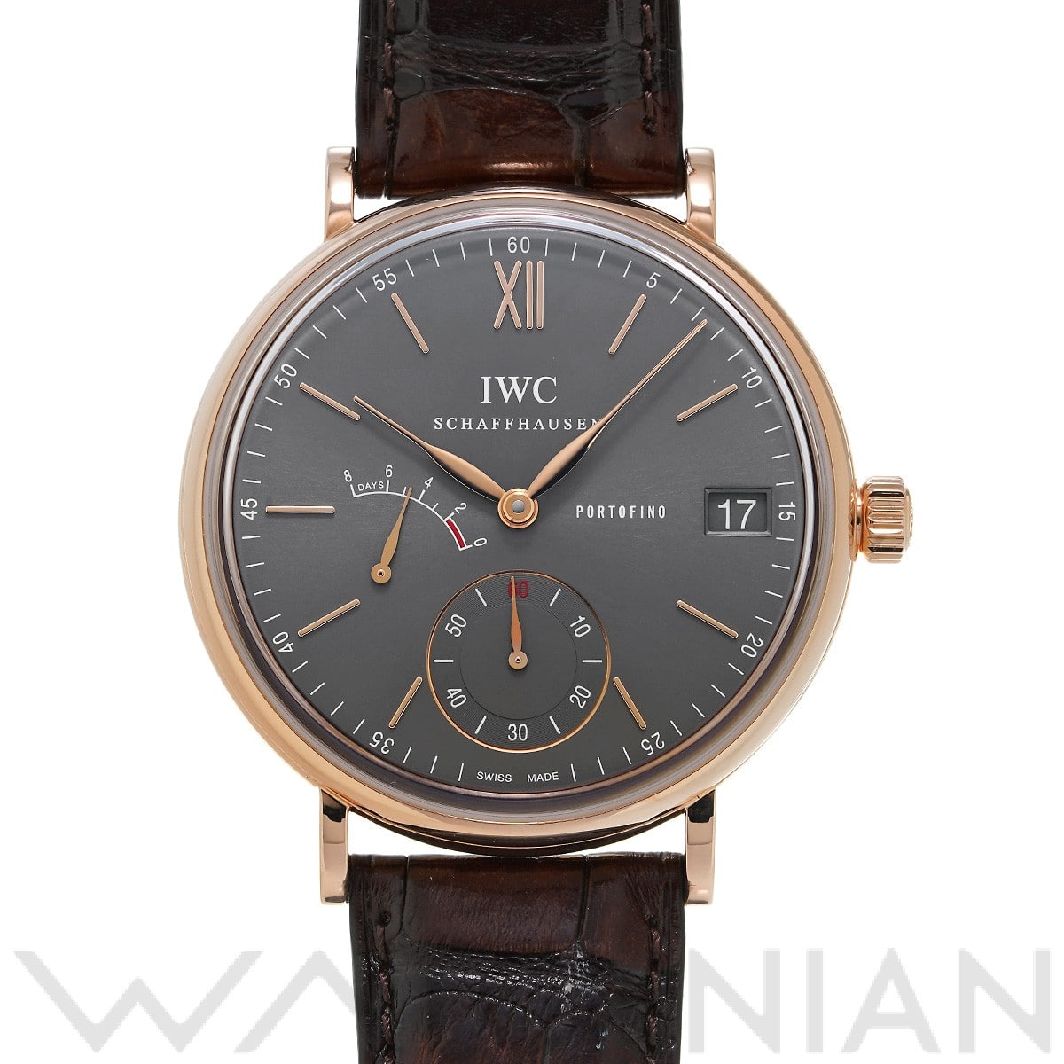 IWC ポートフィノ ハンドワインド 8デイズ IW510104 スレート メンズ 時計 【中古】【wristwatch】