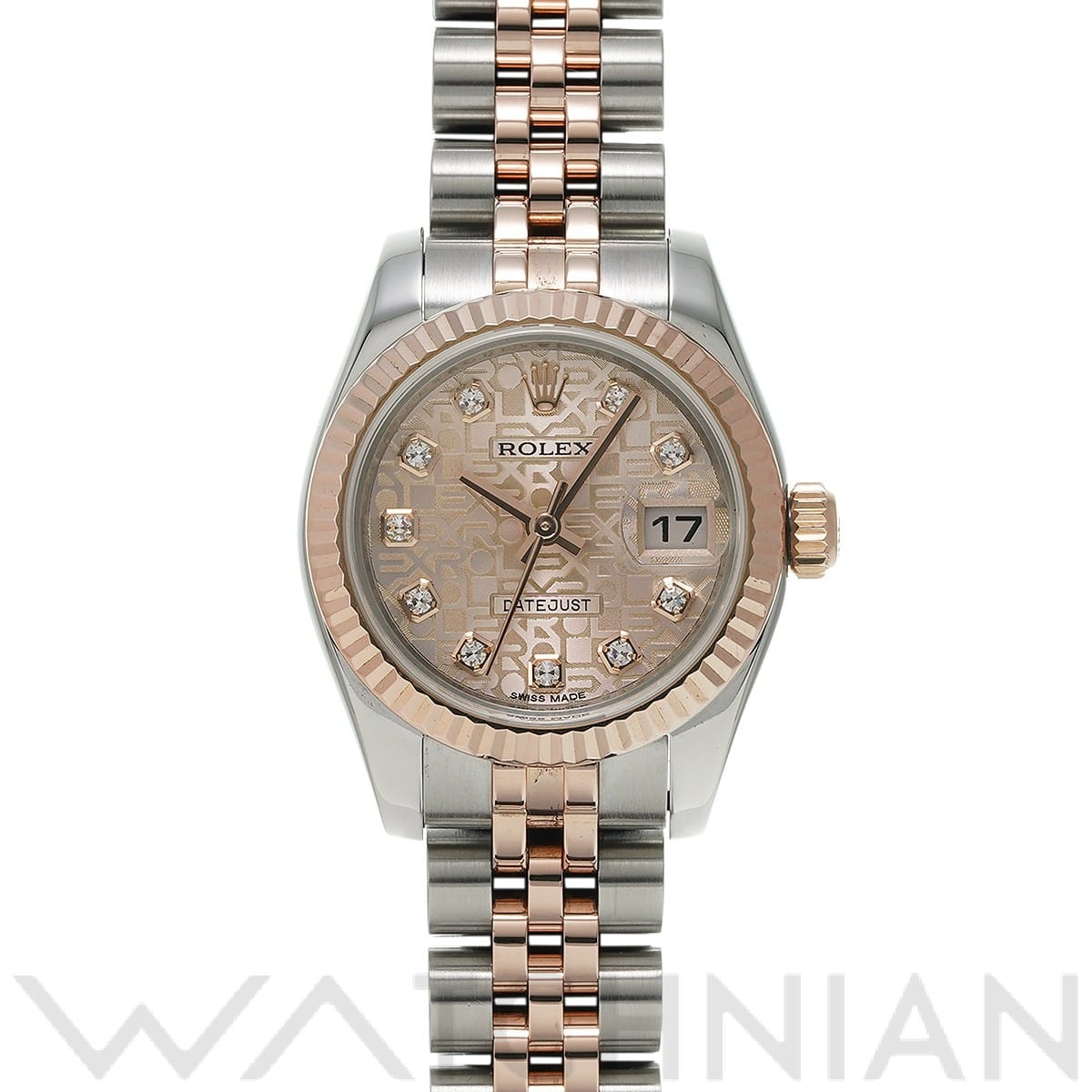 ロレックス レディ デイトジャスト 26 179171G ピンクコンピュータ/ダイヤモンド レディース 時計 【中古】【wristwatch】