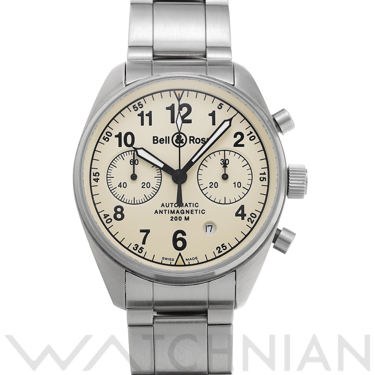 ベル＆ロス / Bell & Ross ヴィンテージ 126 ベージュ 126BE-M ベージュ メンズ 時計 【中古】【wristwatch】