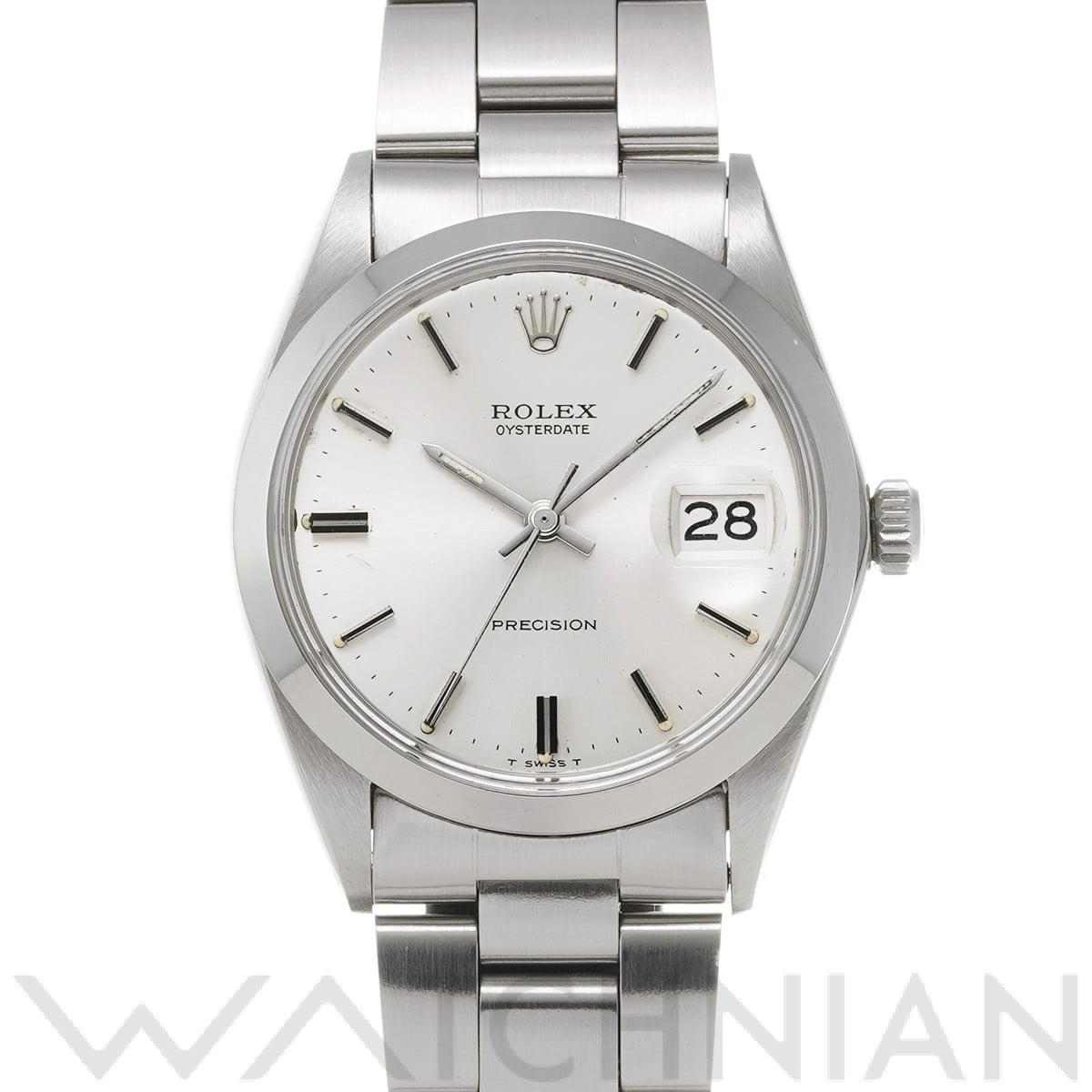 ロレックス オイスター デイト 6694 シルバー メンズ 時計 【中古】【wristwatch】