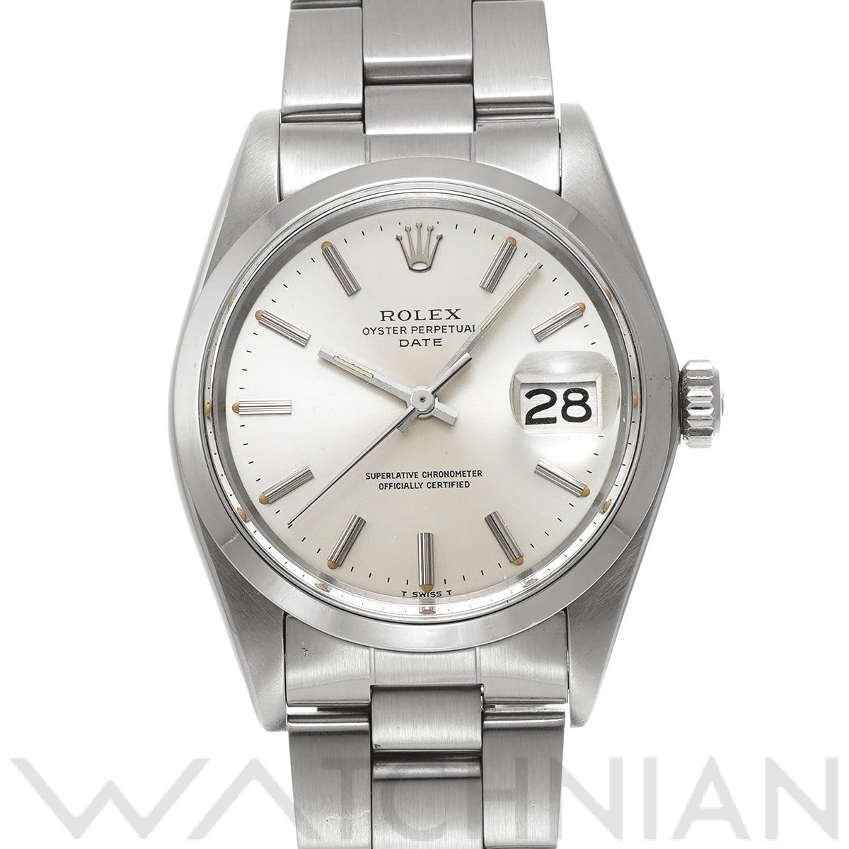 ロレックス / ROLEX オイスターパーペチュアル デイト 1500 シルバー メンズ 時計 【中古】【wristwatch】