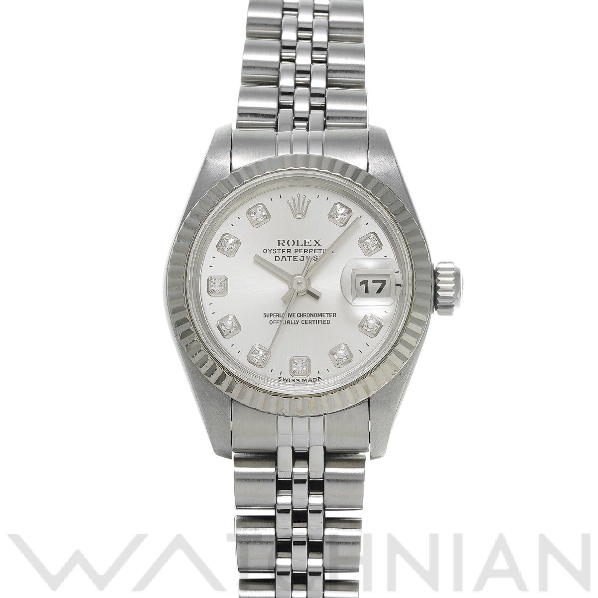 ロレックス / ROLEX デイトジャスト 69174G シルバー/ダイヤモンド レディース 時計 【中古】【wristwatch】