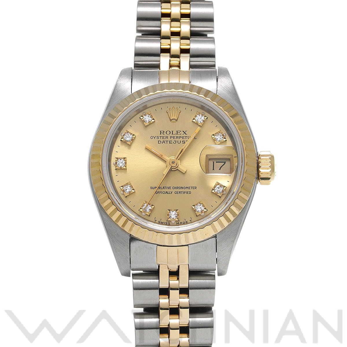 ロレックス / ROLEX デイトジャスト 69173G シャンパン/ダイヤモンド レディース 時計 【中古】【wristwatch】