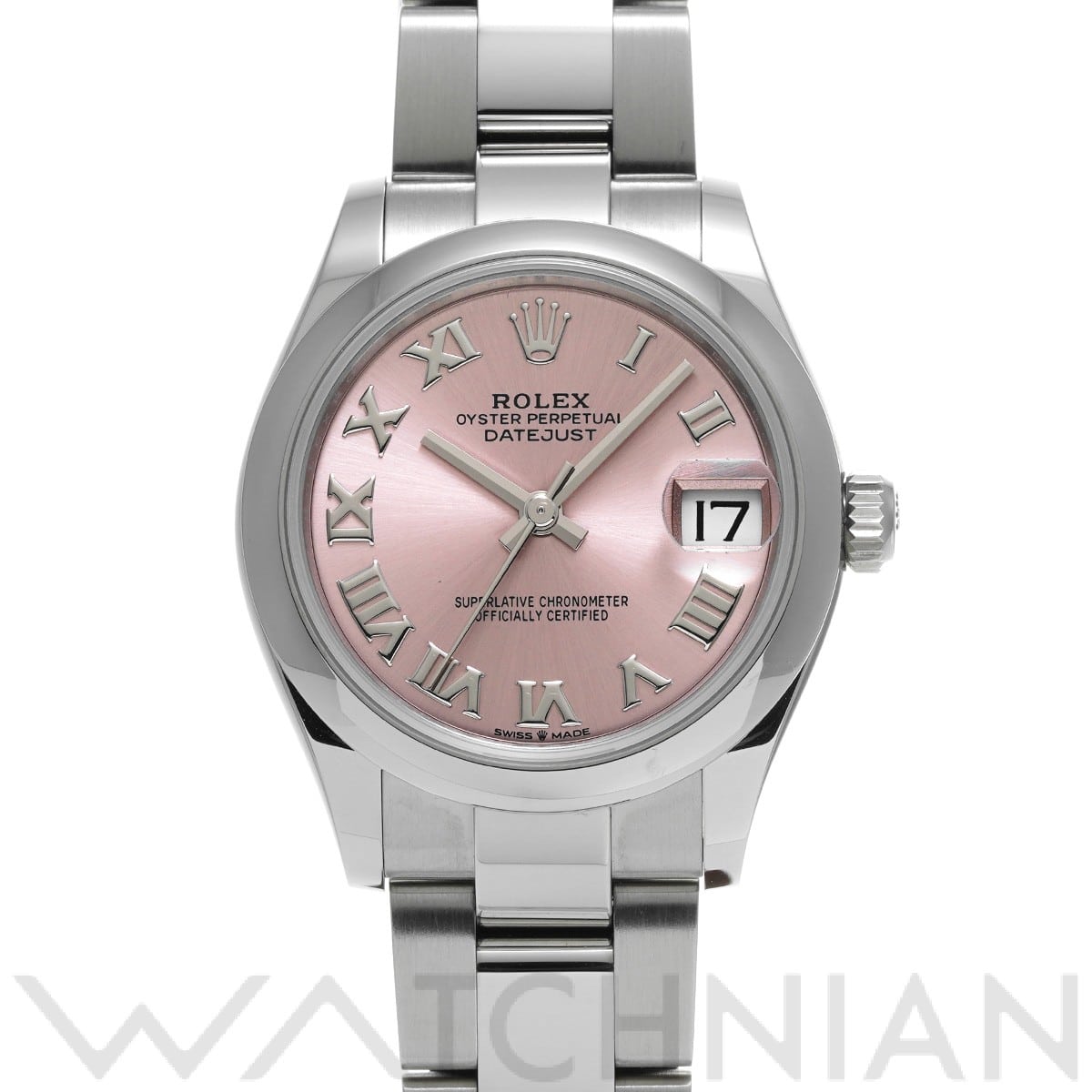 ロレックス デイトジャスト 31 278240 ピンク ユニセックス 時計 【中古】【wristwatch】