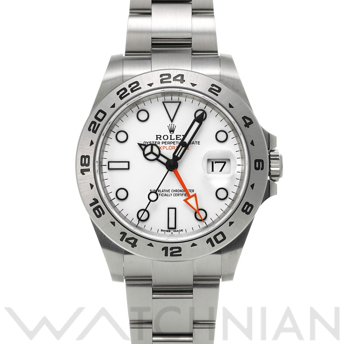 ロレックス エクスプローラーII 216570 ホワイト メンズ 時計 【中古】【wristwatch】